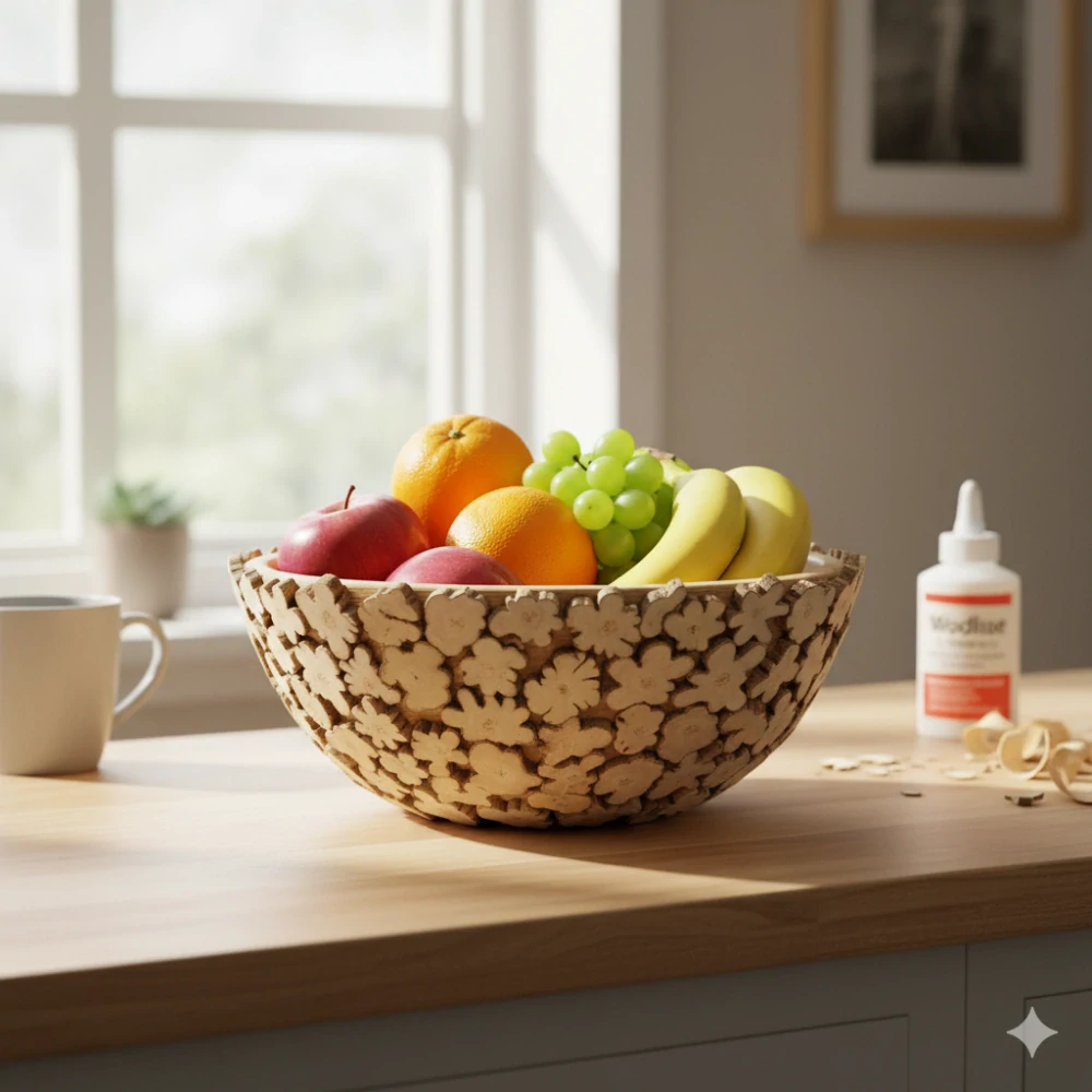 Nepravidelné drevené plátky 15-40 mm, 230 g/ 1 balenie