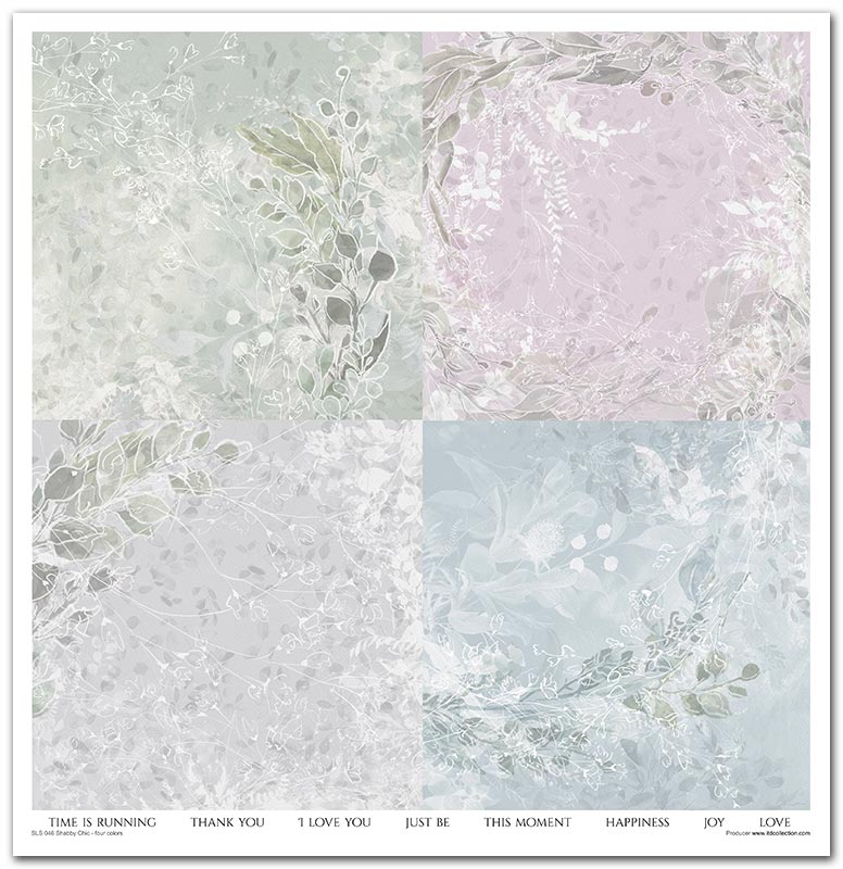 Sada scrapbook papierov Shabby Chic 30x30cm, 10 ks