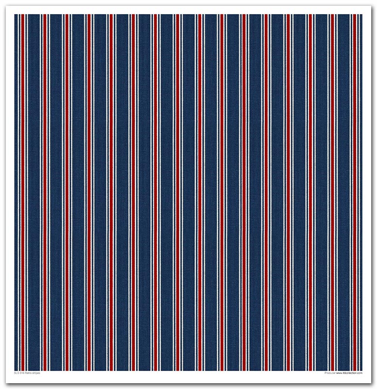 Sada scrapbook papierov Retro Stripes 30x30cm, 10 ks