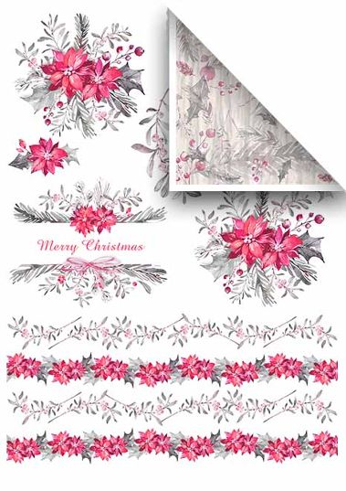 Sada scrapbook papierov Advent A4, 6 ks