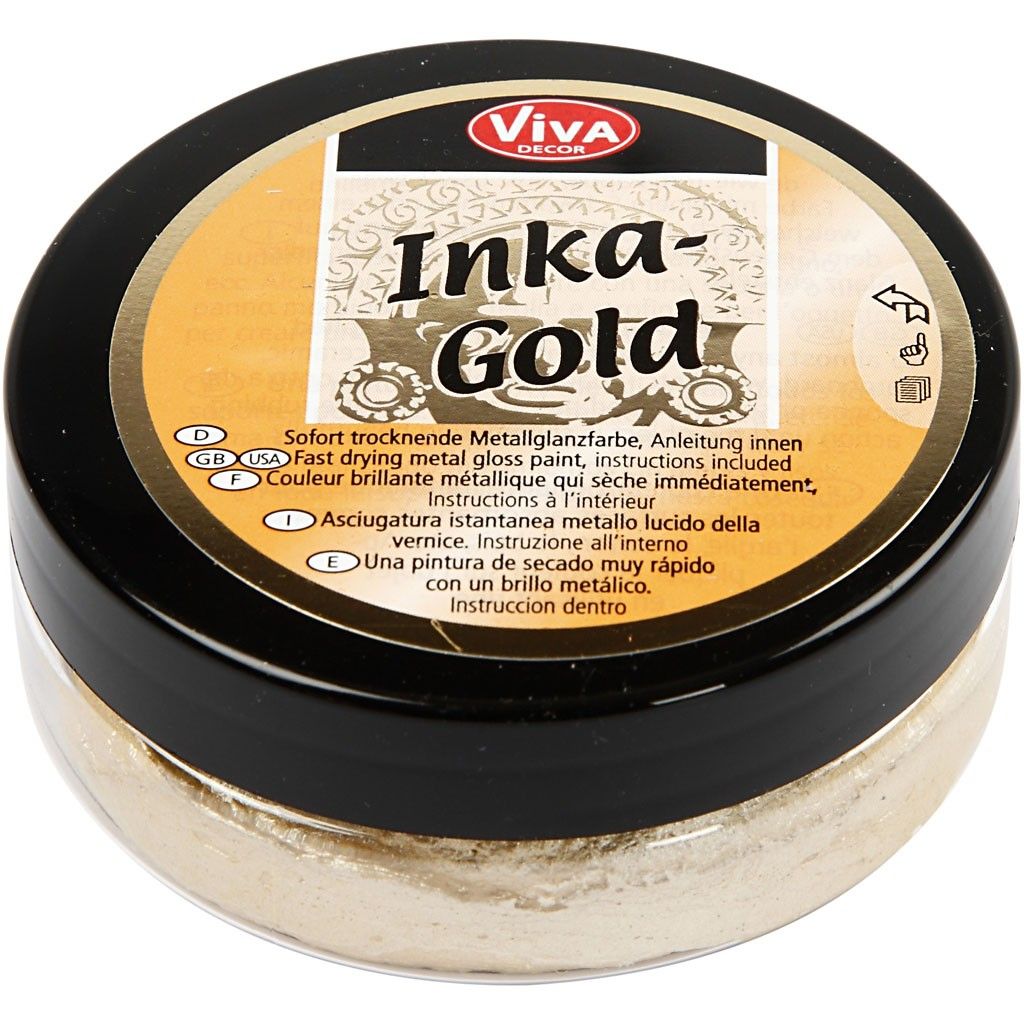 Metalické farby Inka Gold 50ml