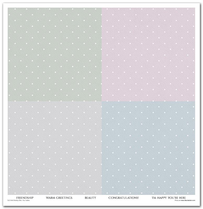 Sada scrapbook papierov Shabby Chic 30x30cm, 10 ks