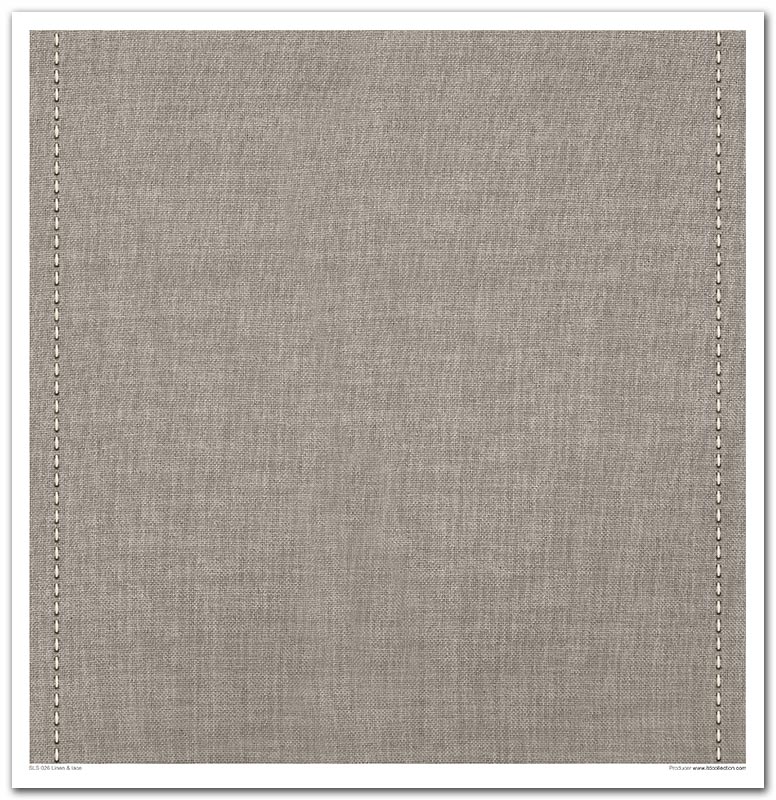 Sada scrapbook papierov Linen & Lace 30x30cm, 10 ks