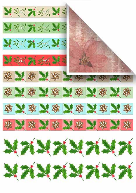 Sada scrapbook papierov Christmas toys A4, 6 ks