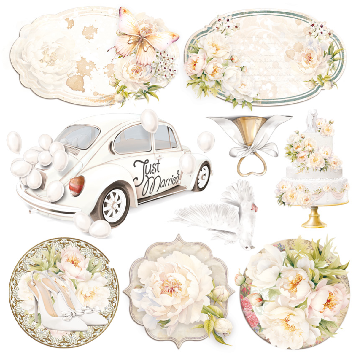 Vellur papier ALWAYS & FOREVER 15 x 15cm, 6 ks