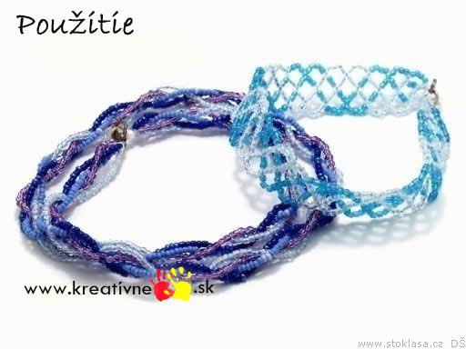 Sklenený rokajl s prieťahom 4mm 50g