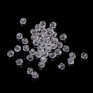 Plastové diamanty 3 mm, 10 g