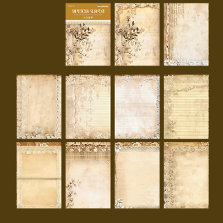 Scrapbook papier 140x100 mm, 30 ks/súprava