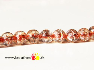 Sklen. krakl korálky 10mm 10ks