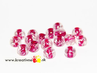 Sklen. krakl korálky 6mm 20 ks