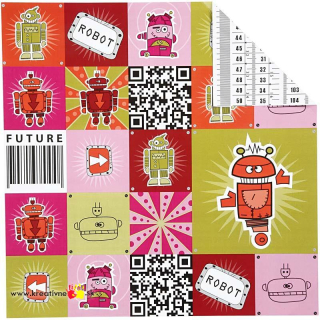 Dizajnérsky papier Helsinky - Robot