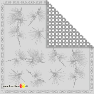 Dizajnérsky papier Paris - Ihličie