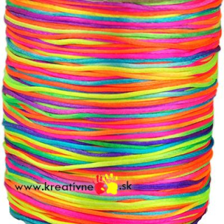 Nylónová neónová šnúrka 1mm, 10 m