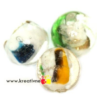 Lampwork Konfeti 2 ks