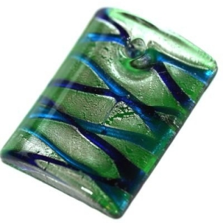 Lampwork prívesok Obdĺžnik 1 ks