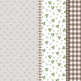 Servítky Lilly taupe