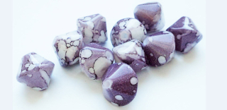 Korálky obojstranný kužeľ 10mm 10 ks