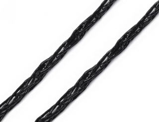 Háčkovaná šnúra s lurexom 3mm/10m