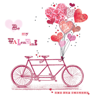 Servítky Be me Valentine, 1 ks