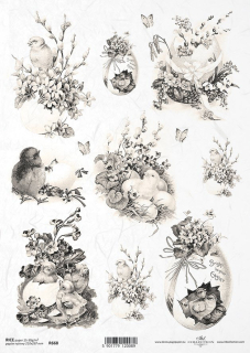 Veľkonočný ryžový papier A4, 1 ks