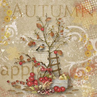 Servítky Autumn apple