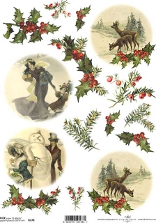 Ryžový papier Vianoce