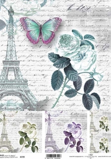 Ryžový papier Paris