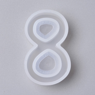 Silikonová forma č.8 4.2x2.5x1.1cm