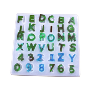 Silikónová forma Abeceda 135x135x5.5mm, 1 ks