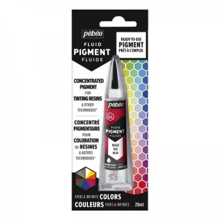 PENTART tekuté farbivo do živice Červená, 20 ml