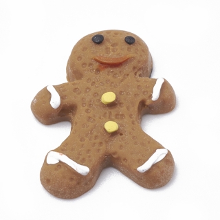 Plastové vianočné ozdoby Medovník 21x16x4mm, 10 ks