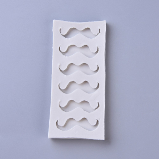 Silikónová forma Fúzy 107x49x6~10mm, 1 ks
