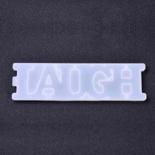 Silikónová forma Nápis LAUGH 270x75x12mm, 1 ks
