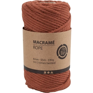 Šnúra na makramé 4mm, 55 m (330 g)