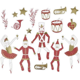 Vianočné výseky 2,2x12,5 cm, 57 ks / bal.