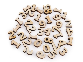 Čísla na výrobu adventného kalendára 1-24