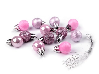 Vianočné gule 20mm, 12 ks