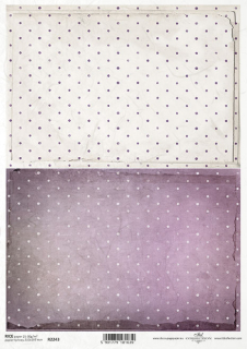 Ryžový papier vo farbách Levandule A4, 1 ks