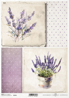 Ryžový papier Levanduľa A4, 1 ks