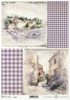 Ryžový papier Levanduľa A4, 1 ks