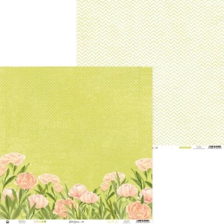 Obojstranný papier Hello Spring 30,5x30,5cm , 1 ks