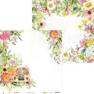 Obojstranný papier The Four Seasons - Summer 30,5x30,5cm , 1 ks