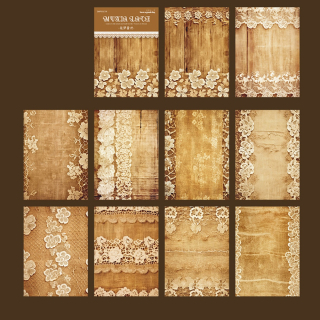 Scrapbook papier 140x100 mm, 30 ks/súprava