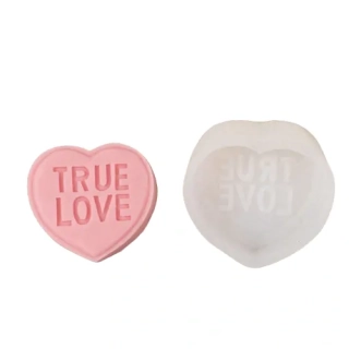 Silikónová forma Srdce True Love 84x80x34mm, 1 ks