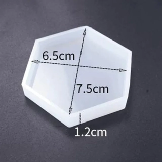 Silikónová forma Podšálka 75x65x12mm, 1 ks