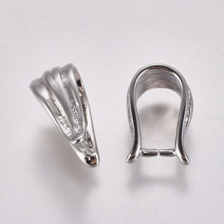 Šlupňa na uchytenie prívesku bez niklu 13x7mm, 2 ks