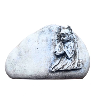 Sadrový anjel  6,5x10 cm, 1 ks