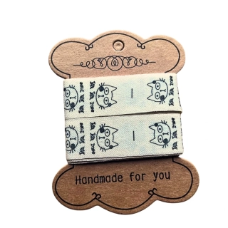 Bavlnená stuha 1,5cm, 1,80 m