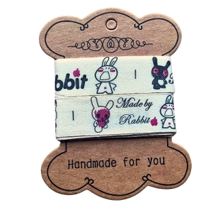 Bavlnená stuha 1,5cm, 1,80 m