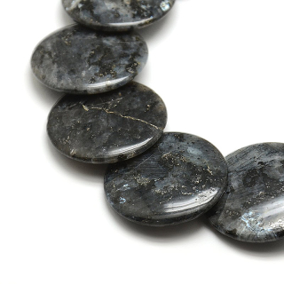 Labradorit korálky 30x6mm, 5 ks